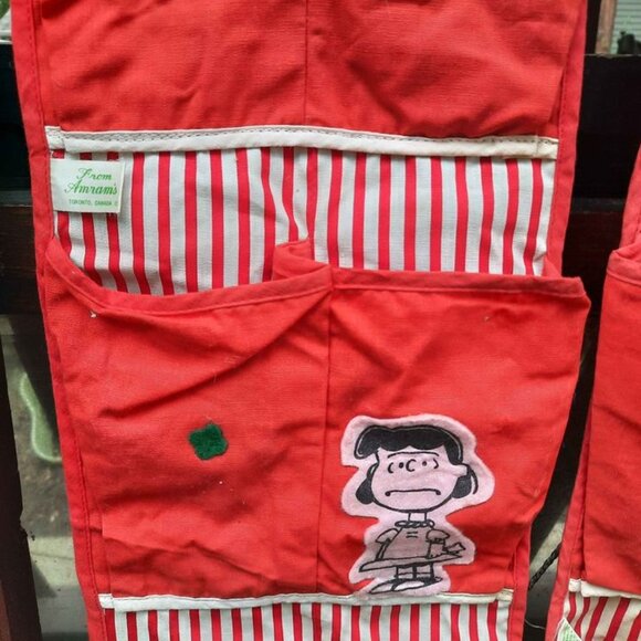 Set of 2 Vintage Snoopy/Peanuts Shoe Organizers - Picture 8 of 8